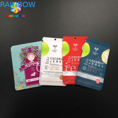 Plastik-Beutel-Griff-Dichtung sackt Nahrungsmittelgrad-Speicher-kosmetisches Tee-Pulver-Beispielwerbegeschenk ein