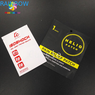 Plastik-Beutel-Griff-Dichtung sackt Nahrungsmittelgrad-Speicher-kosmetisches Tee-Pulver-Beispielwerbegeschenk ein