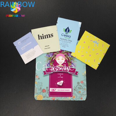 Flache offene Griff-Dichtung sackt wiederversiegelbarer Riss-Kerben-Plastik-Beutel-Aluminiumfolie ein