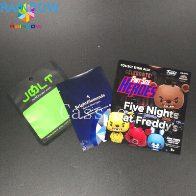 Geruch-Beweis-Plastikbeutel, die Polytasche Plastik der Seitendichtungs-drei für das Verpacken der Lebensmittel verpacken