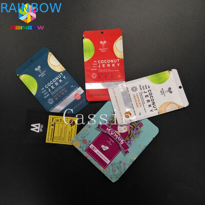 Matt- Plastik- Beutel, die Plastik- Aluminium-Plastik-Beutel-Minibeispielspeicher mit Reißverschluss verpacken