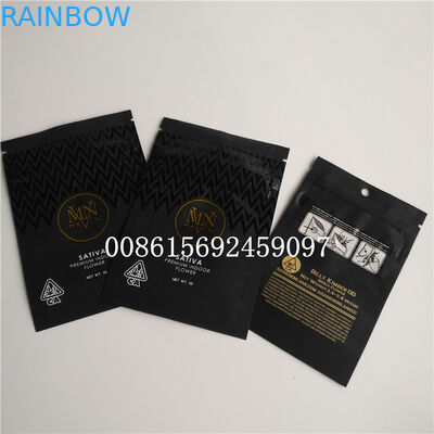 Geruch-Beweis-kleine Plastikbeutel, die Unkraut-Plastik-Kinderbeständige Tasche verpacken