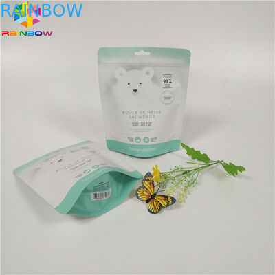 Körperpeelings-Folien-stehen Verpackentaschen-bunter feuchtigkeitsfester Zipdruckverschluß oben Beutel