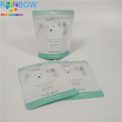 Reißverschluss-Spitze stehen oben Folien-Beutel-Verpackenbadesalz-Aluminiumfolie-Körperpeelings-Taschen