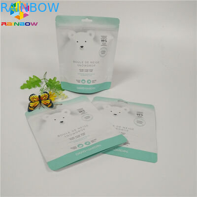 Reißverschluss-Spitze stehen oben Folien-Beutel-Verpackenbadesalz-Aluminiumfolie-Körperpeelings-Taschen