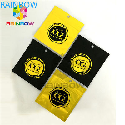 Heißer versiegelt Folien-Beutel, der kundengebundenes Mattplastiktasche-Gravüren-Drucken verpackt