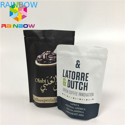 Aluminiumfolie MOPP kundenspezifisches Drucksackt feuchtigkeitsfesten Reißverschluss-Verschluss mit Ventil ein