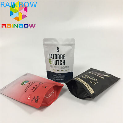 FDA lamellierte Folien-Beutel-Verpackenreißverschluß stehen oben Beutel mit Gravüren-Drucken