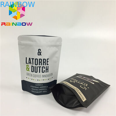 FDA lamellierte Folien-Beutel-Verpackenreißverschluß stehen oben Beutel mit Gravüren-Drucken