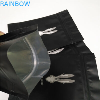 250 Gramm schwarze Nahrungsmittelmattverpackungsfolie-stehen oben Kaffee-Taschen FDA SGS-Zustimmung