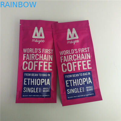 Heiße Verkaufskaffeetaschen verkaufen kundenspezifische Druckseitenkeil-Kaffeetasche mit Entgasungsventil der hohen Qualität für Kaffee 250g en gros
