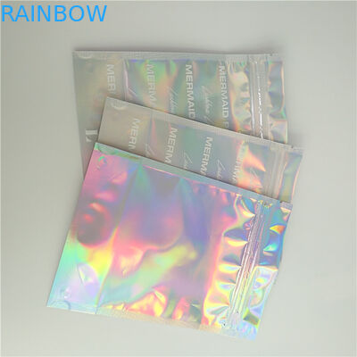 Stehen Sie oben ganz eigenhändig geschriebe Taschen mit vorderem klarem und hinterem ganz eigenhändig geschriebem Effekt für Wimper Comestic Verpacken