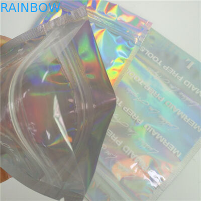 Stehen Sie oben ganz eigenhändig geschriebe Taschen mit vorderem klarem und hinterem ganz eigenhändig geschriebem Effekt für Wimper Comestic Verpacken