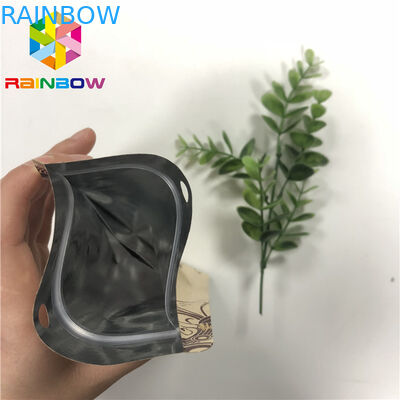 UVdrucken drei Seite Siegelreißverschluss-Handwerks-Papiertüten für Schokoriegel-Verpackung