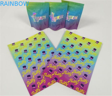 Farbe medizinische des Geruch-Beweis-kosmetische Organisator-Taschen-glatte Plastik-Folien-Minireißverschluss-CYMK