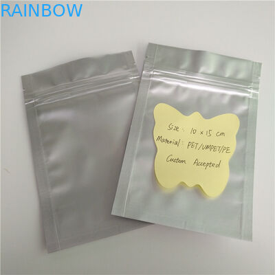 Einfache silberne Farbe stehen oben das Reißverschluss-Beutel kundengebundene lamellierte Verpacken