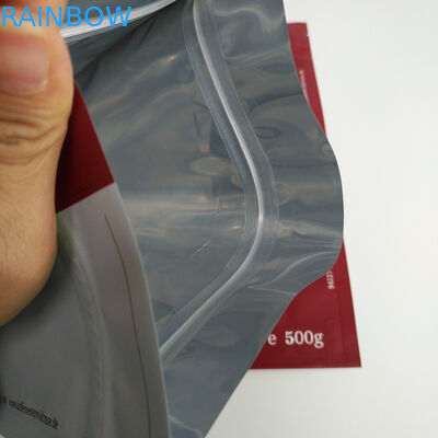 Die versiegelbaren verpackenden Matttaschen, stehen oben Beutel 500 Gramm für das Kaffee-Verpacken