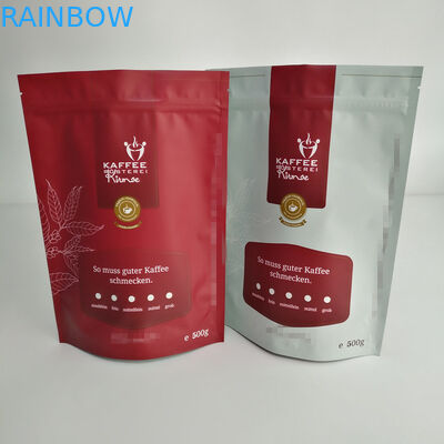 Die versiegelbaren verpackenden Matttaschen, stehen oben Beutel 500 Gramm für das Kaffee-Verpacken