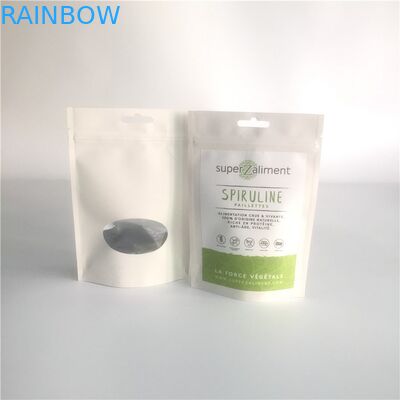 Nahrungsmittelgrad-Kraftpapier stehen oben Beutel-Verpackenaufreißlasche mit gutem Versiegelbarkeits-Reißverschluss