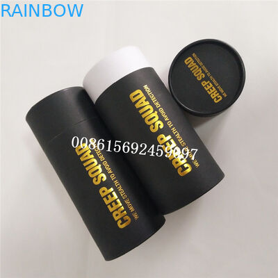 Biologisch abbaubare Papppapierkasten, der kundengebundenes Logo mit Golddem stempeln verpackt