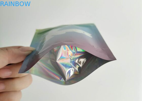 Geruch-Beweis-Plastikbeutel, die offenbar Unkraut Runtz-Taschen-Gravüren-Drucken mit Fenster verpacken