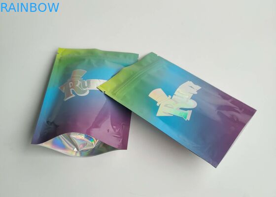 Feuchtigkeitsfeste Plastikbeutel, die offenbar Fenster-ganz eigenhändig geschriebe Plätzchen mit Reißverschluss verpacken