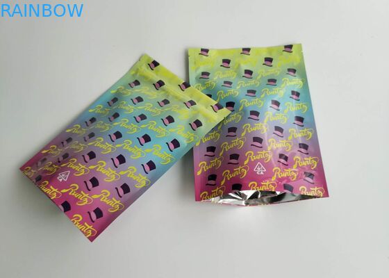 Die gedruckte Zipverschluss-Entwurfs-Gewohnheit stehen oben Beutel glatten Runtz-Taschen-Geruch-Beweis