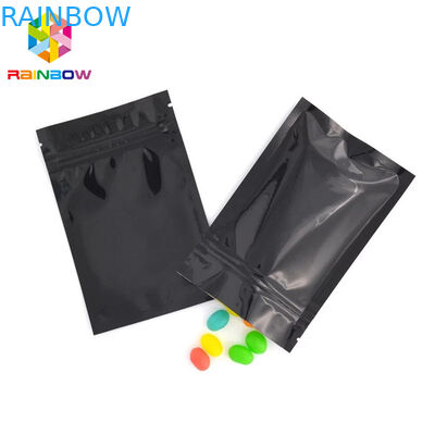 Farbenreicher Aluminiumfolie-Beutel, der mit Reißverschluss Siegeltaschen der Ebenen-3 Seite verpackt