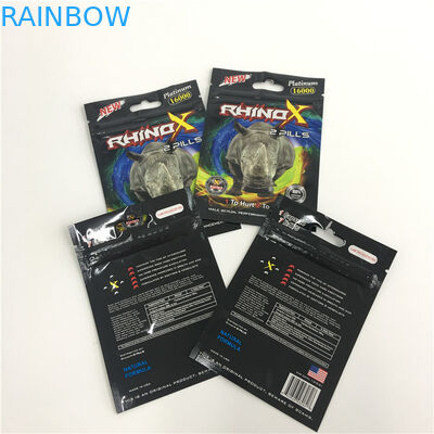 Stehen Seiten- Dichtung drei oben Kaffee-Beutel-das Plastik-Plastik-Zipverschluss-Tabak-Unkraut-Verpacken