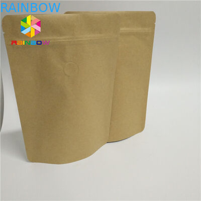 Das Geruch-Beweis-Papierkasten-Verpacken steht oben Beutel-Heißsiegel mit Reißverschluss mit klarer Front