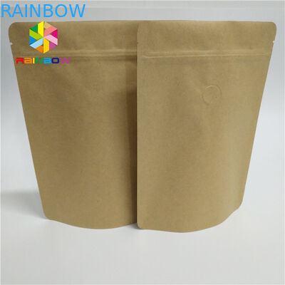 Das Geruch-Beweis-Papierkasten-Verpacken steht oben Beutel-Heißsiegel mit Reißverschluss mit klarer Front