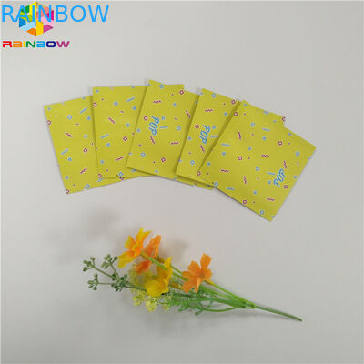 Nahrungsmittelgrad-Folien-Beutel, der Seitendichtungs-flache Reißverschluss-Tasche Plastik drei für Imbiss-Tee-Kapsel verpackt