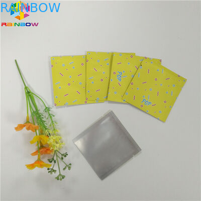 Nahrungsmittelgrad-Folien-Beutel, der Seitendichtungs-flache Reißverschluss-Tasche Plastik drei für Imbiss-Tee-Kapsel verpackt