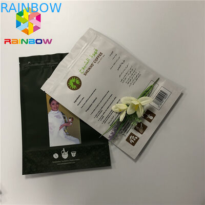 Das wiederversiegelbare Kraftpapier stehen oben Beutel lamellierte Aluminiumfolie-Plastiktaschen