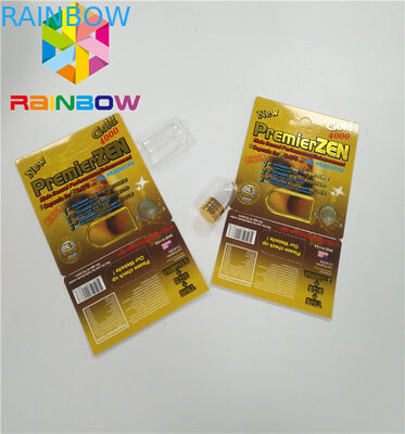 Premierzen-Blasen-Karte, die kundenspezifische Karten-Papierkasten des Kinderbeständige untere Verschluss-3D verpackt