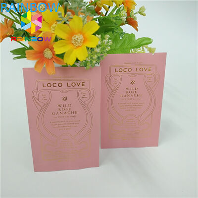 Brown-Kraftpapier-Heißsiegel-Verpackentaschen fertigten Größe für Plätzchen/Kaffeebohnen besonders an