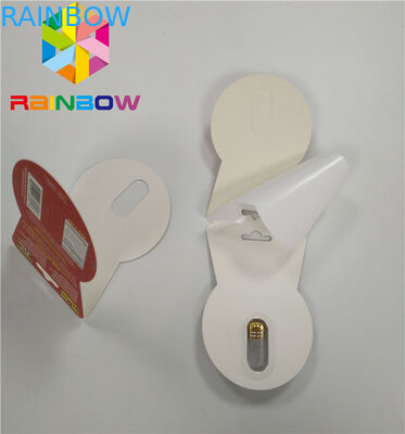 lentikulares Verpackenmarken-Papierkarten-Kasten-einzelnes doppeltes Loch des burro-3d einschließlich Flasche