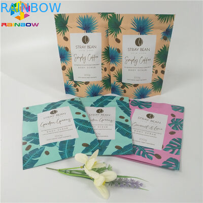 Wiederverschließbares mattes Finish stehen oben Beutel, Zipverschluss-Verpackentasche für Körperpeeling