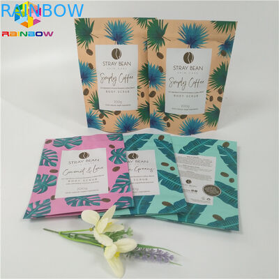 Wiederverschließbares mattes Finish stehen oben Beutel, Zipverschluss-Verpackentasche für Körperpeeling