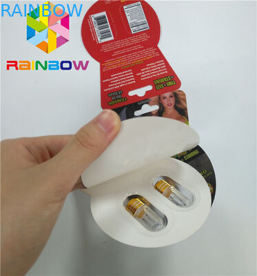 Glatte Blasen-Karte, die kundenspezifische Papierkarte der Sex-Verbesserungs-Pillen-Burro2 60000 verpackt