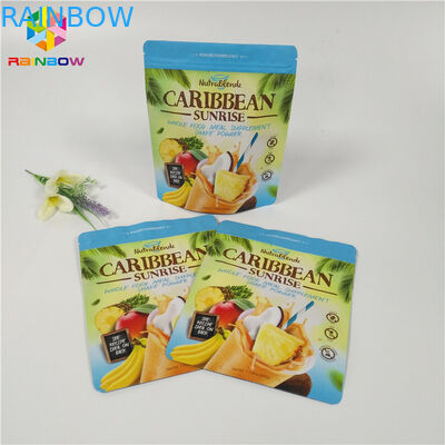 Das Tee-Pulver-/Kaffee-Verpacken steht oben Reißverschluss-Beutel Reißverschluss zugeschlossene Matt-Doypack-Taschen