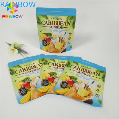 Das Tee-Pulver-/Kaffee-Verpacken steht oben Reißverschluss-Beutel Reißverschluss zugeschlossene Matt-Doypack-Taschen