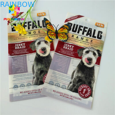 Plastikverpackungs-Taschen mit Reißverschluss, drei versahen Dichtung stehen oben Beutel für Nahrung mit Seiten