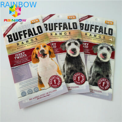 Plastikverpackungs-Taschen mit Reißverschluss, drei versahen Dichtung stehen oben Beutel für Nahrung mit Seiten