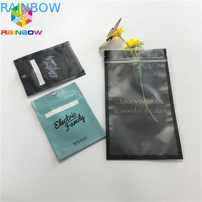 Transparente klare vordere Plastikbeutel, die Aluminiumfolie-Rückseiten-Unkraut-Plastik-Tasche verpacken