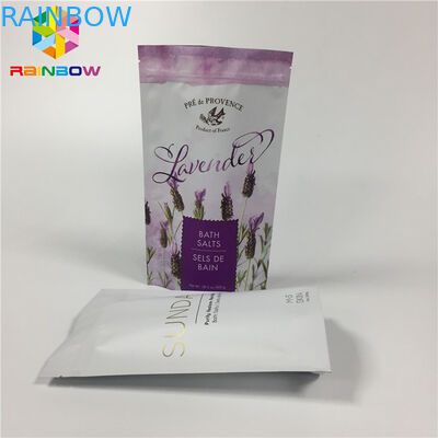 Die Mattlamellierte aluminiumfolie stehen oben Reißverschluss-Beutel für trockene Lebensmittelverpackung