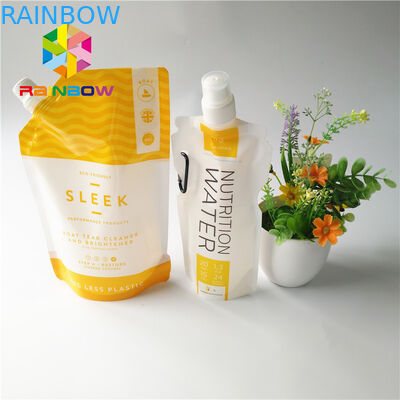 Plastikbeutel der tüllen-5oz/7oz, der die transparente Energie-Getränk-Tasche recyclebar verpackt