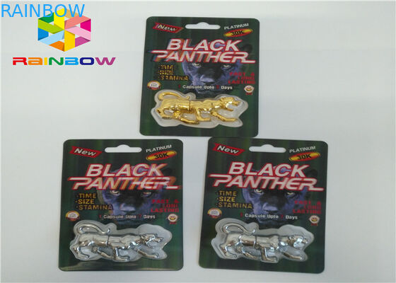 Männliche Verbesserungs-Pillen-Blisterpackung, die Blasen-Karte des Nashorn-3D für Kapsel-Paket verpackt