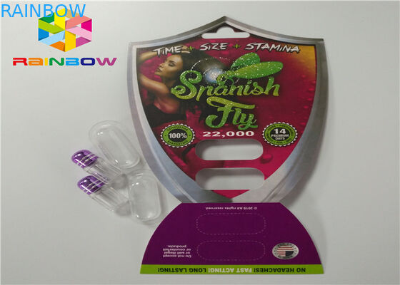 Männliche Verbesserungs-Pillen-Blisterpackung, die Blasen-Karte des Nashorn-3D für Kapsel-Paket verpackt