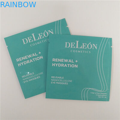 Farbenreiches Drucken steht oben Reißverschluss-Beutels-das wiederverwendbare Augen-Masken-Verpacken